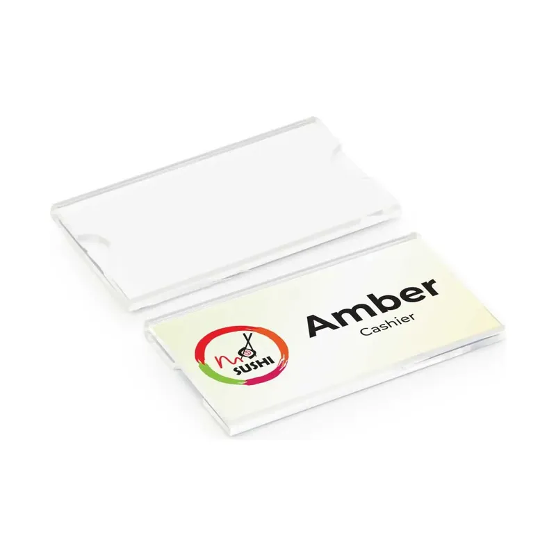 Reusable Acrylic Name Badges