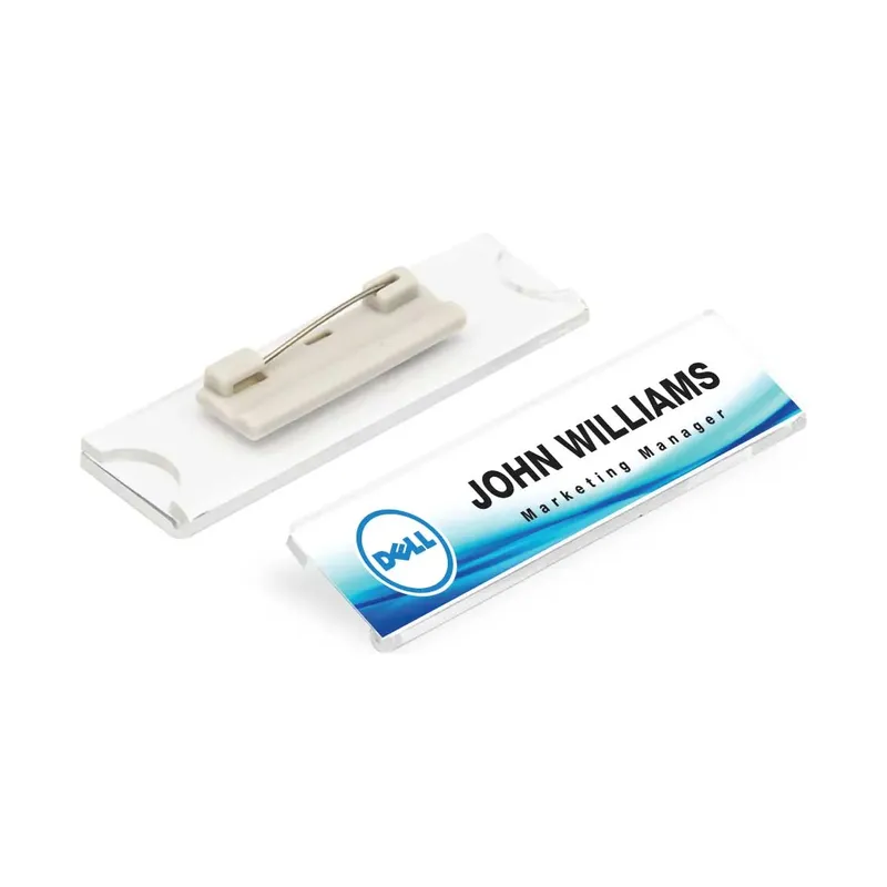 Reusable Acrylic Name Badges
