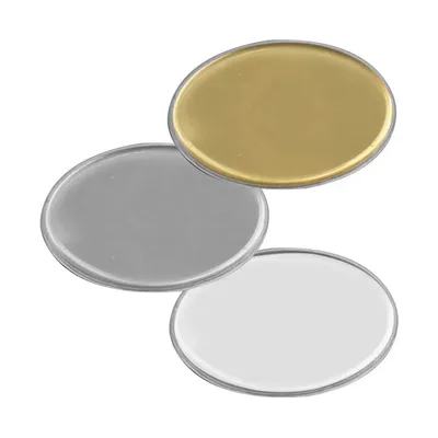 Lens Cover Oval Name Badges