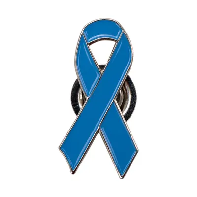 Prostate Cancer Awareness Logo Metal Badges with Magnet Attachment
