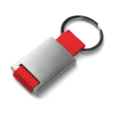 Metal Keychain with Strap