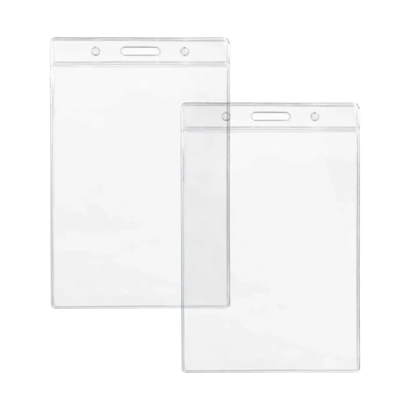 Clear Plastic ID Card Holder
