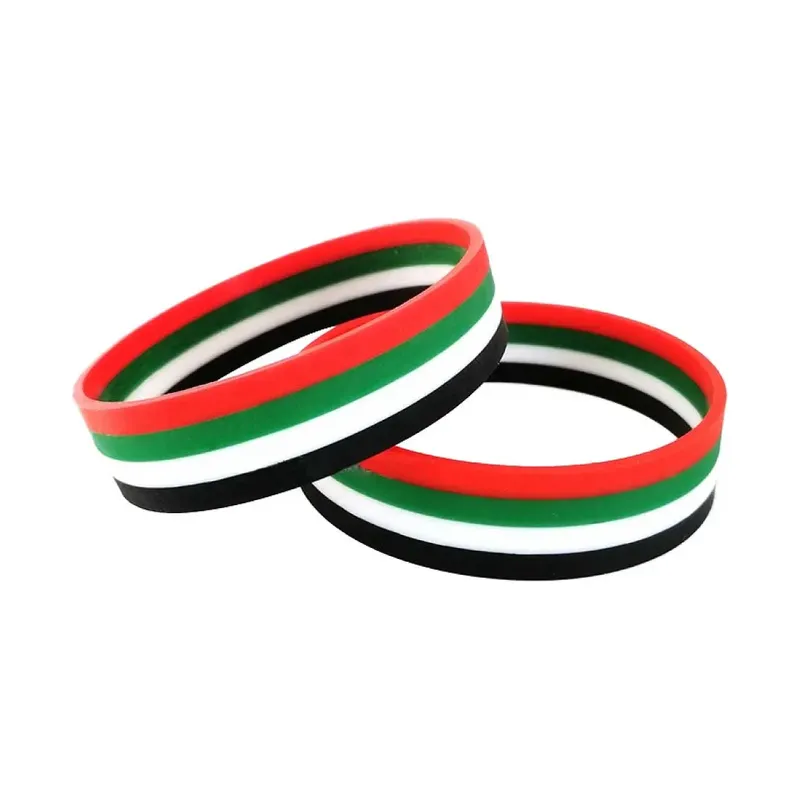 UAE Flag Silicone Wristbands in Readystock
