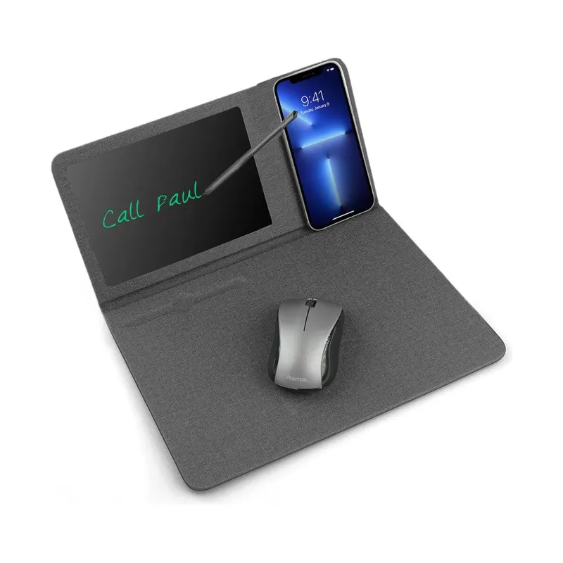Writeable mouse pad with 10 W wireless charging