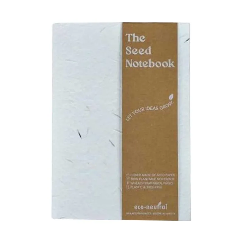 A5 soft cover seed paper notebook