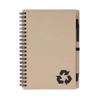 B6 notepad and pen set with sticky notes