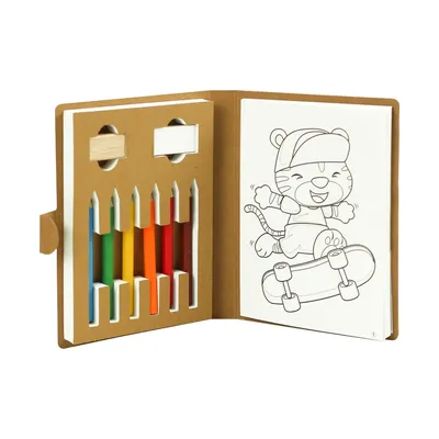 Eco-Friendly Drawing Pad Set, Colored Pencils Sharpener Eraser