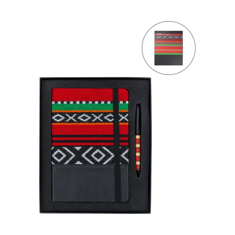 Notebook and Pen Giftset in Traditional SADU Designs