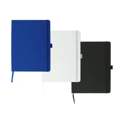 PU Notebooks B5 Size, Pen Loop, Ribbon Bookmark, Elastic Band