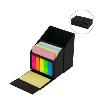 Foldable Memo Pad Sets with Stationery and Pen Holder