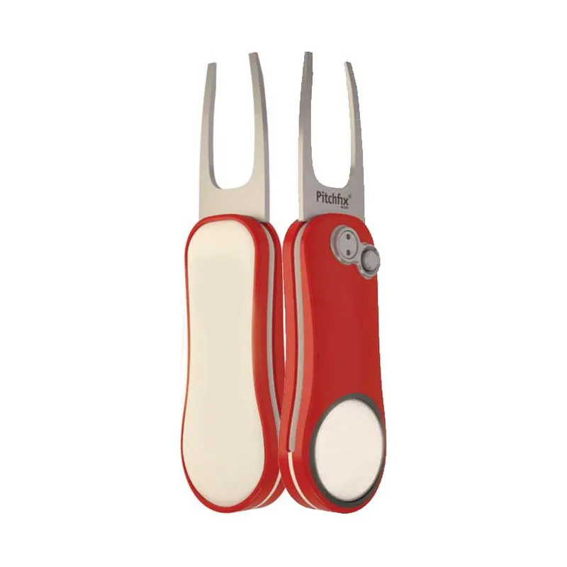 Pitchfix XL 3.0 golf divot tool, red