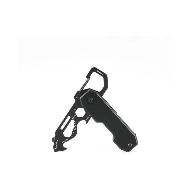 Folding key tool and parcel cutter