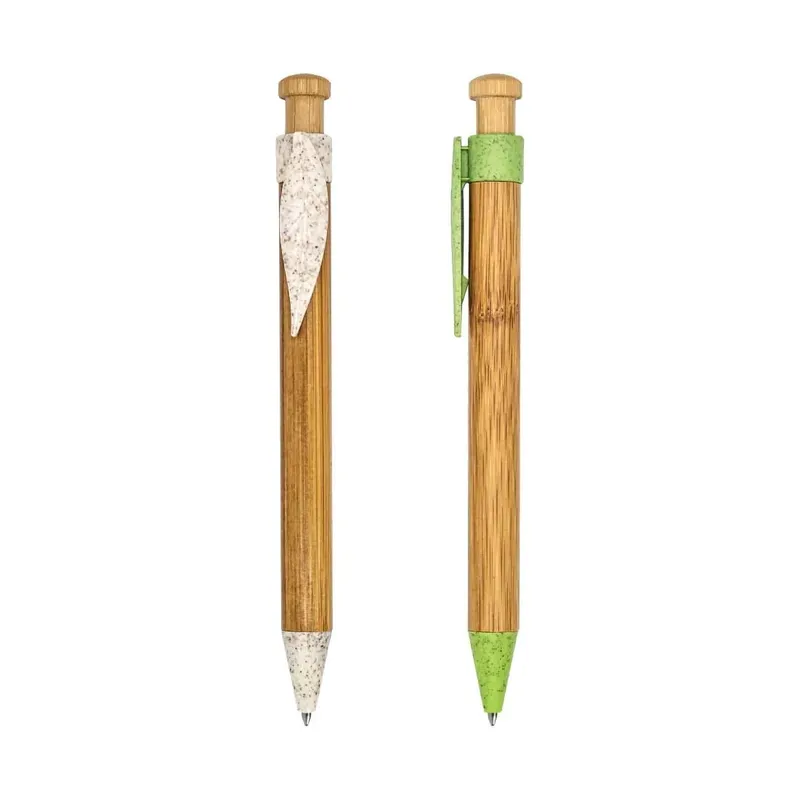 Bamboo with Wheat Straw Pens