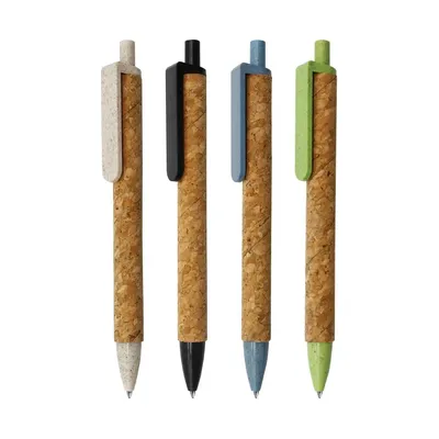 Wheat Straw and Cork Pens