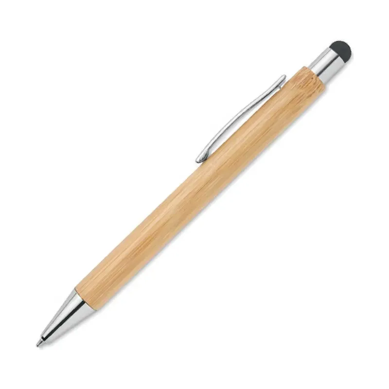 Bamboo Pens with Stylus & Blue Color Ink