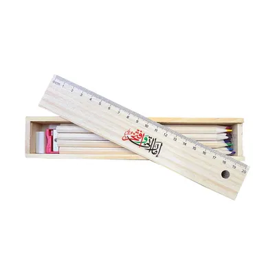 UAE Day Colored Pencils Set with Wooden Box