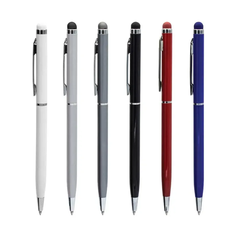 Slim Metal Pens with Stylus