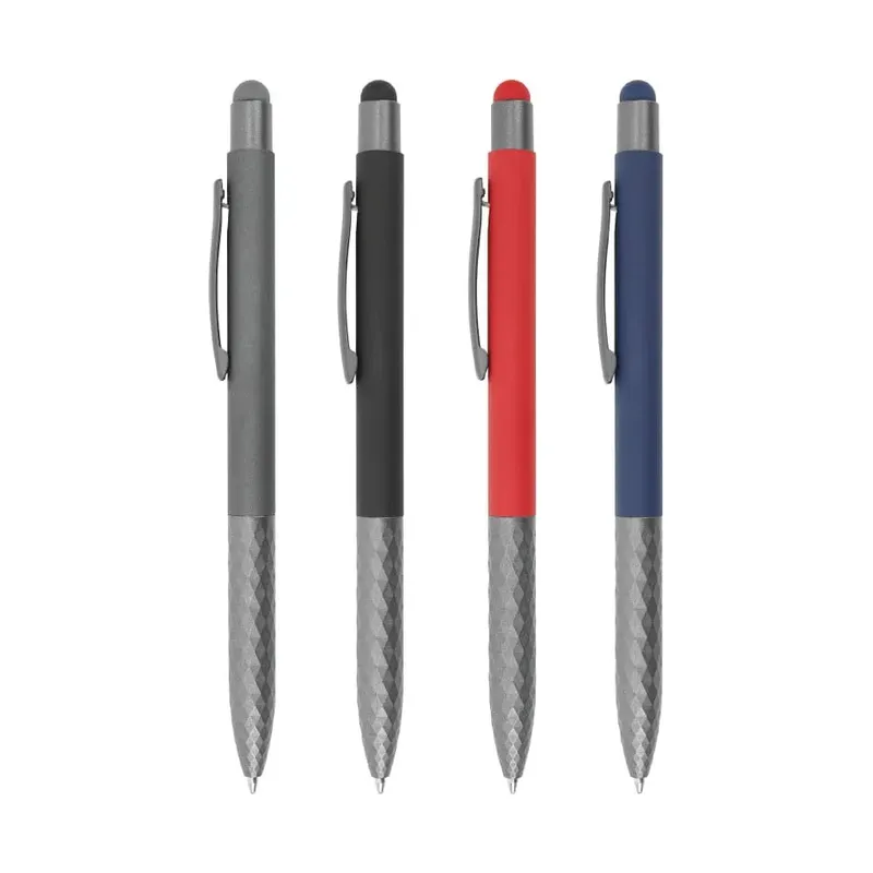 Stylus Metal Pens with Textured Grip