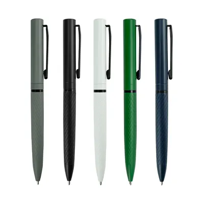Metal Pens Twist Action Matte Finish & Black Clip, Stylish & Comfortable Grip