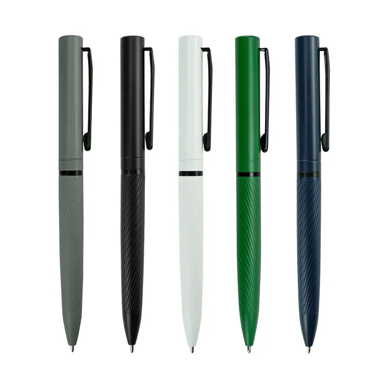 Metal Pens Twist Action Matte Finish & Black Clip, Stylish & Comfortable Grip