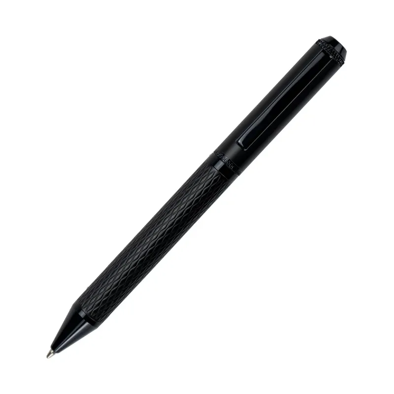 Black Metal Pens with Diamond Textured Barrel, Corporate Giveaways