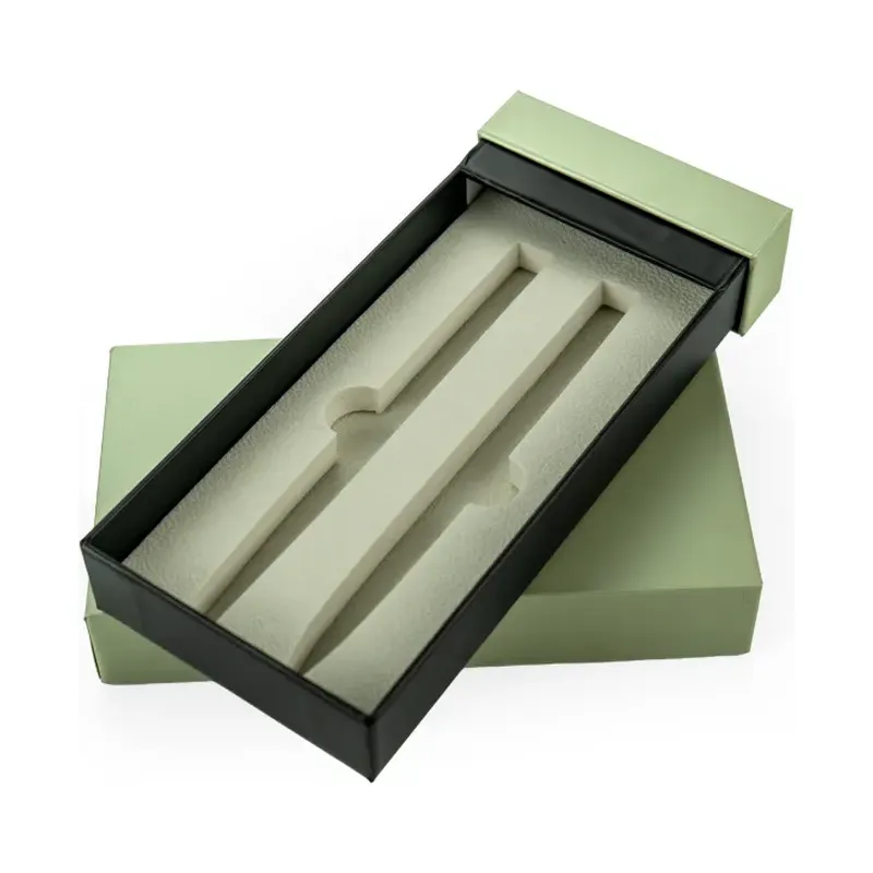 Dual Pen Box Slide to Open in Hard Cardboard Material For Pen Gift Sets