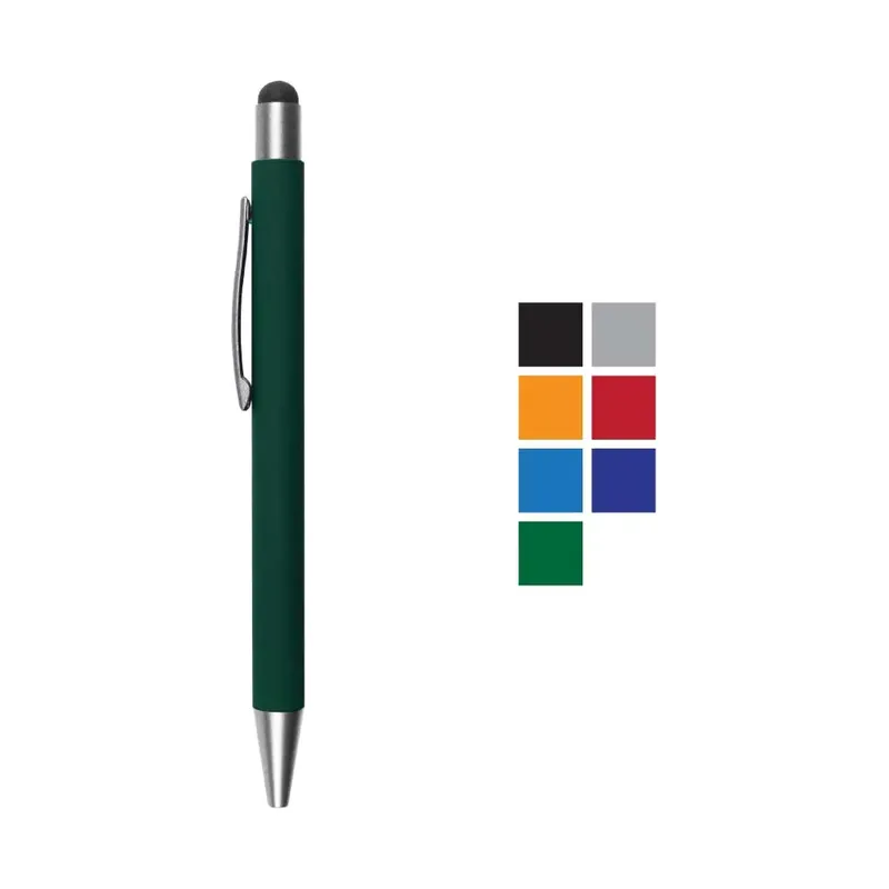 Rubberized Stylus Metal Pens