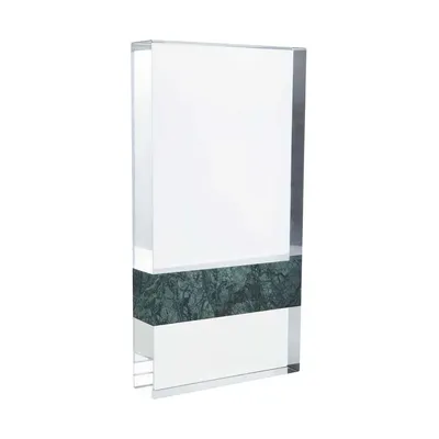 Rectangle Marble and Crystal Awards with Gift Box