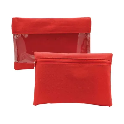Zipper Pouch with Transparent Window