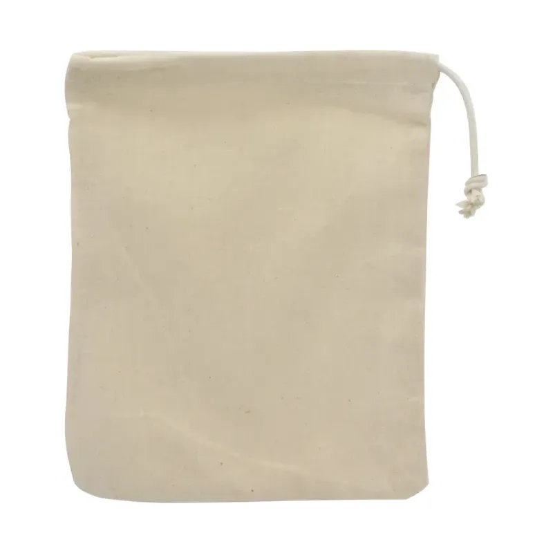 Cotton Pouch with Drawstring