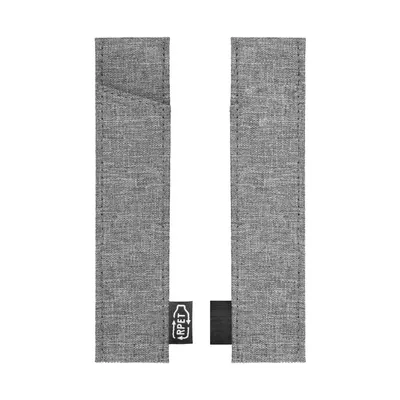 RPET Fabric Pen Pouches with Textured Design
