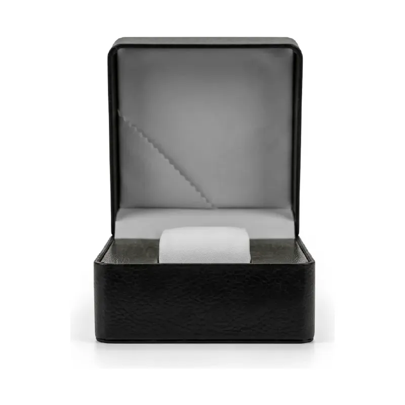 Premium PU Leather Single Watch Gift Box with Removable Cushions
