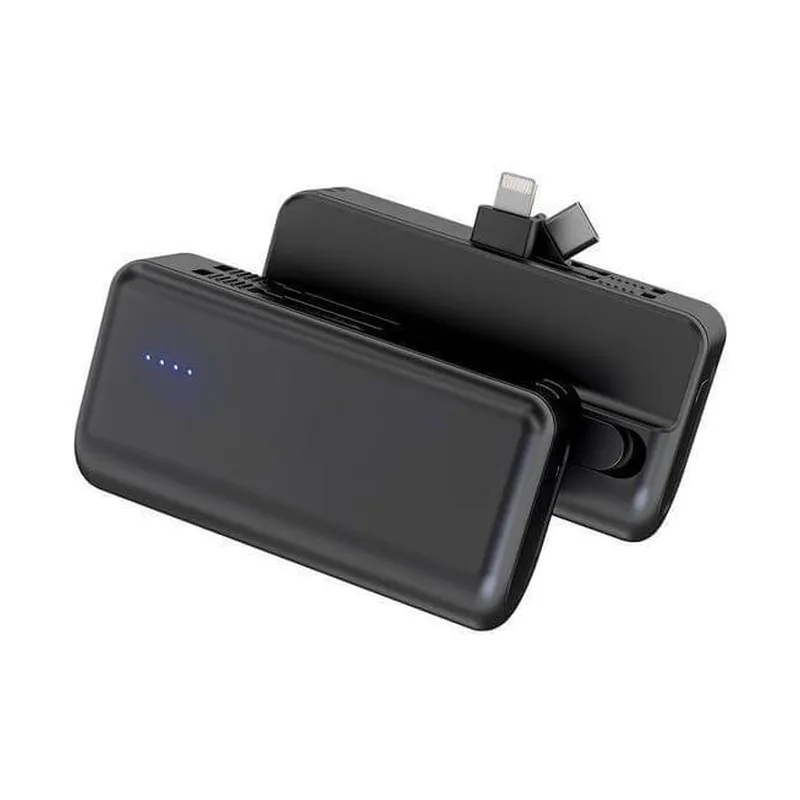 Mini powerbank, 4,500 mAh with cable and stand