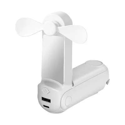 5 in 1 fan powerbank with mirror and phone holder