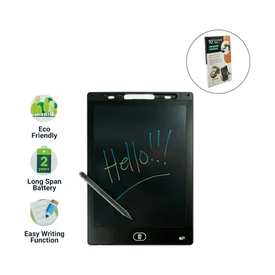 10-Inch LCD Writing Tablet with Stylus Pen & Colorful Writing