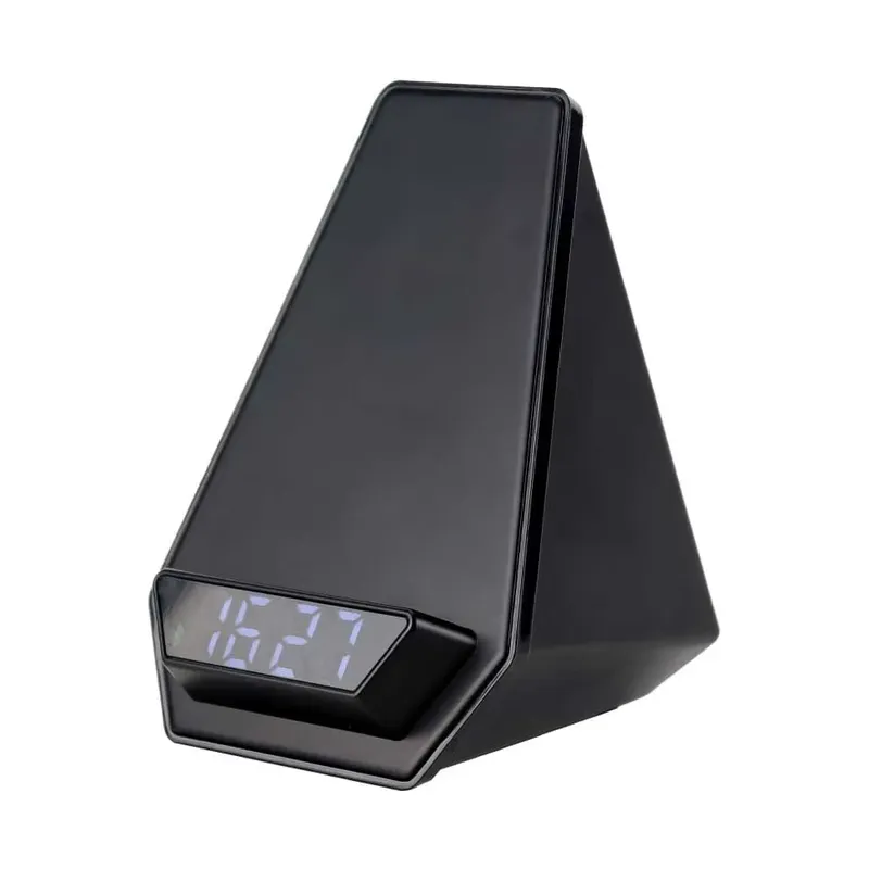 Wireless Charger BT Speaker with Clock & Light-up Logo