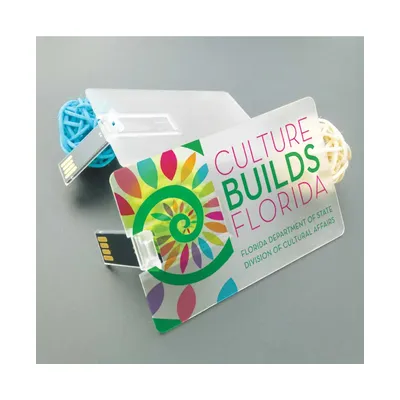 Transparent Card Size USB Flash Drives