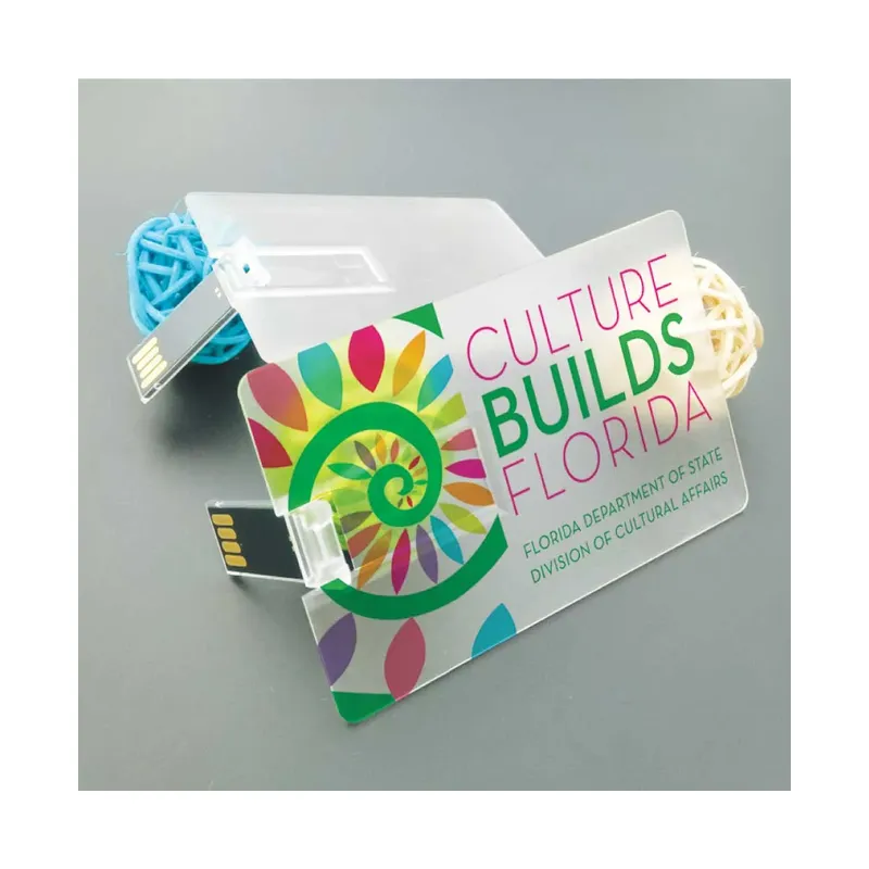 Transparent Card Size USB Flash Drives