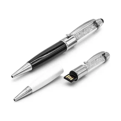 Crystal Pen USB with Stylus