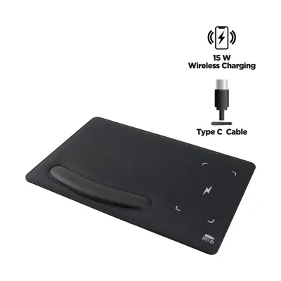 15W Wireless Fast Charging Mousepads/Forearm Support Type C