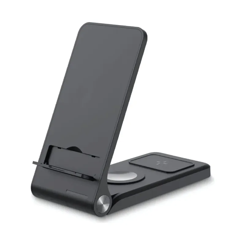 Foldable Wireless Charging Station 15W & Light-up Logo