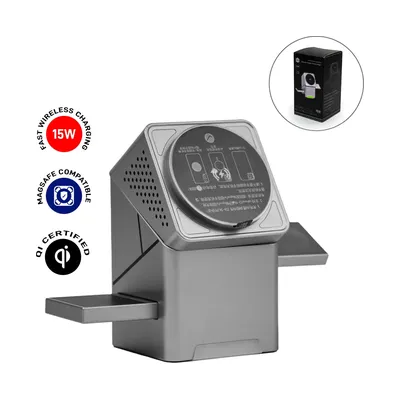 3-in-1, One Touch Rotate Wireless Charging Station 15W Fast Charging
