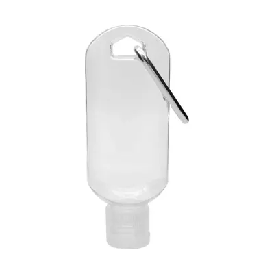 Hand Sanitizer Gel with Carabiner Clip