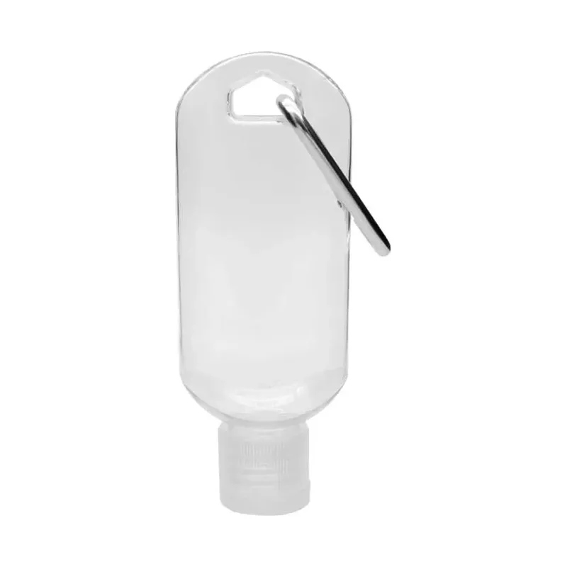 Hand Sanitizer Gel with Carabiner Clip