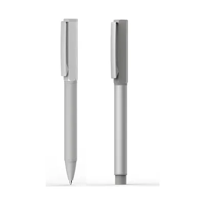 Boxed metal roller and ballpoint pen set