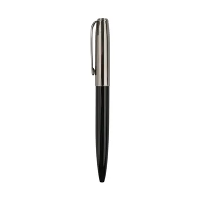Thick barrel metal ballpoint pen